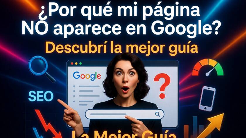 ¿Por qué mi página no aparece en Google?