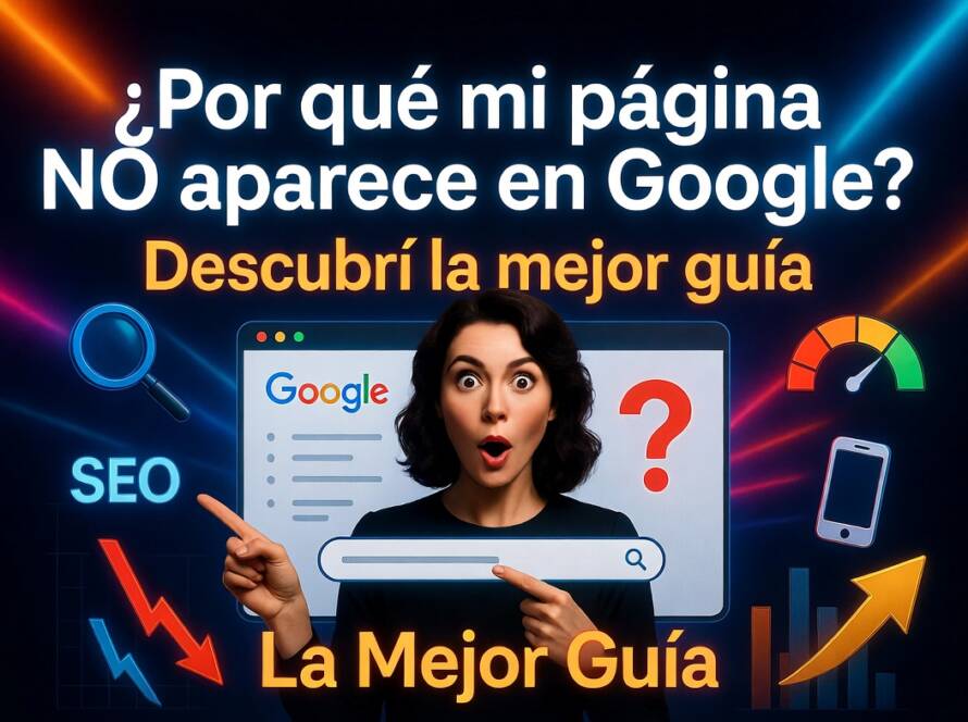 ¿Por qué mi página no aparece en Google?